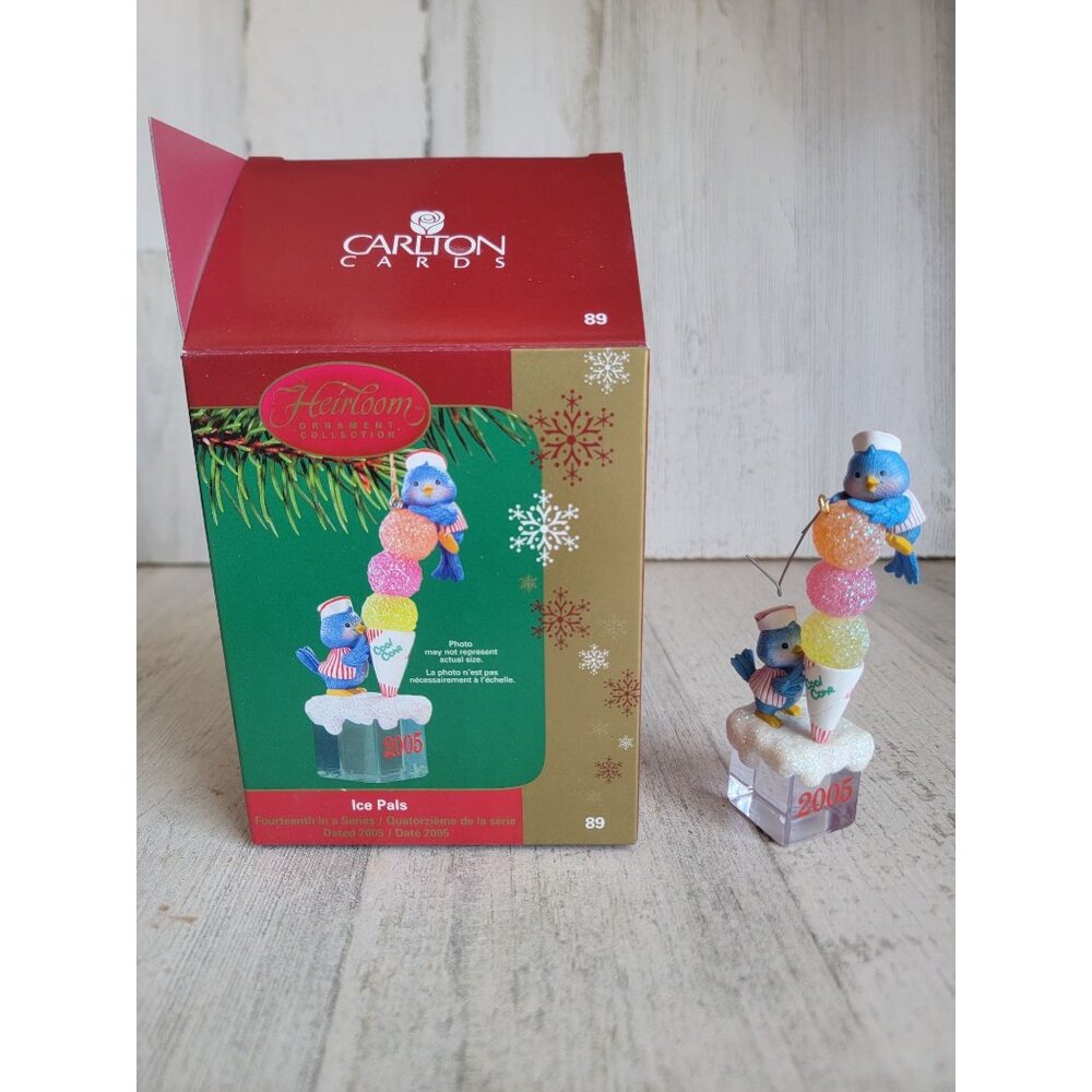 Carlton Cards Ice Pals 2005 ornament Xmas snow cone‎